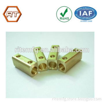 Customized cnc machining brass connector